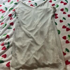 Darling White Nylon Blend Fabric